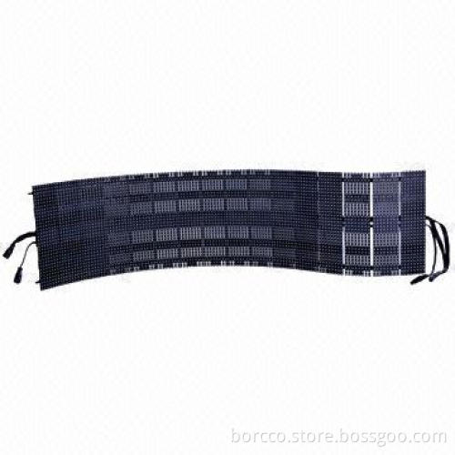 High-resolution outdoor flexible rental stage bar LED curtain screen